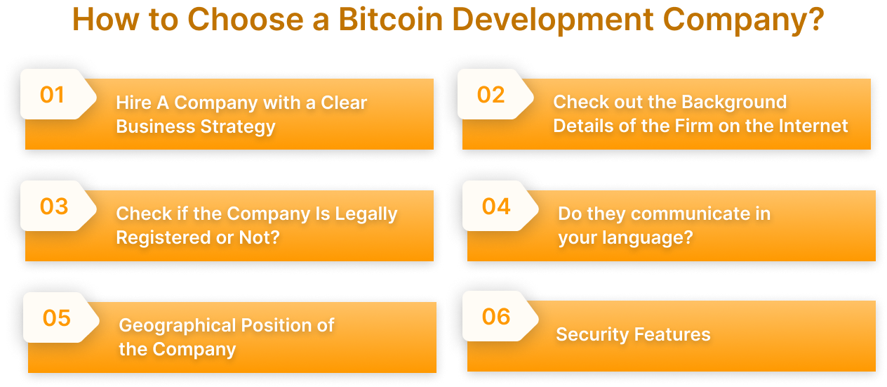 How to Choose a Bitcoin Development Company